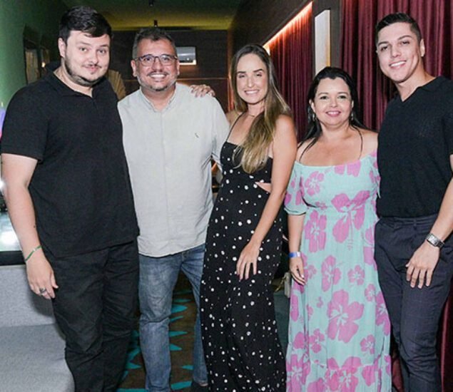 Gustavo Di Cavalcanti, Josue Oliveira, Arine Duarte, Patricia Baptistin e Raphael Pontes