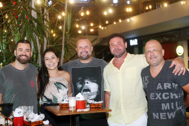 José Violante, Denise Duarte, Jeferson Vaccari, Marcelo Tozzato e Bruno Caliman