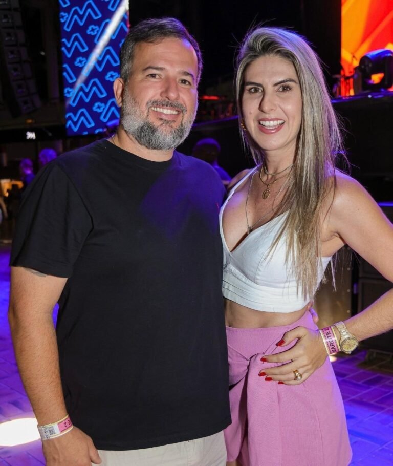 Roberto Patrício Junior e Fernanda Rangel