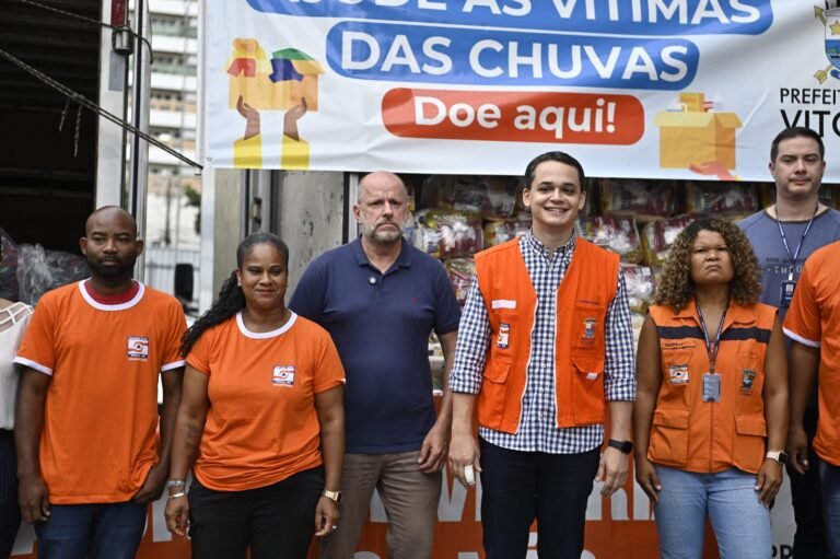 doações do ES UNIDO enviadas pela prefeitura de Vitória. foto PMV 07