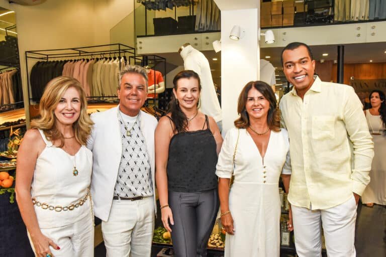 Claudia Louzada, Ivan Aguilar, Tatiane Emerich, Jane Abreu e Marlon Vianna