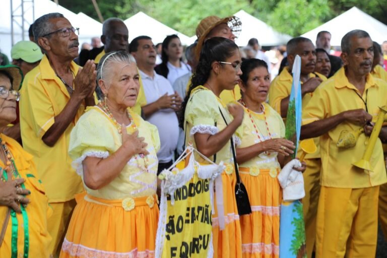 Carnaval de Congo de Roda dágua 2025 em Cariacica festeja Nossa Senhora Penha. Créditos Claudio Postay 0110