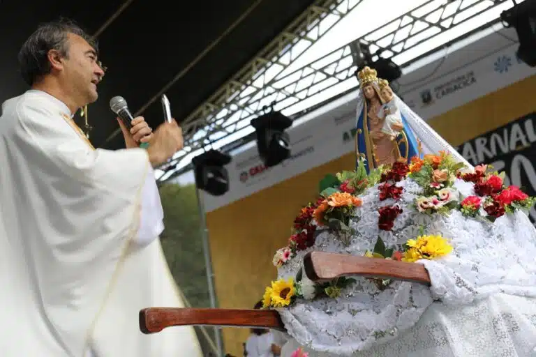 Carnaval de Congo de Roda dágua 2025 em Cariacica festeja Nossa Senhora Penha. Créditos Claudio Postay 0130