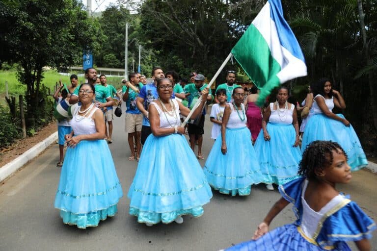 Carnaval de Congo de Roda dágua 2025 em Cariacica festeja Nossa Senhora Penha. Créditos Claudio Postay 0133
