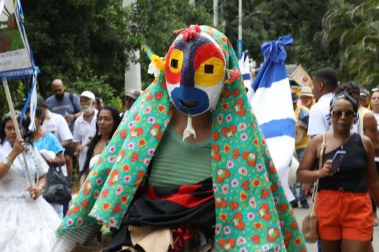 Carnaval de Congo de Roda dágua 2025 em Cariacica festeja Nossa Senhora Penha. Créditos Claudio Postay 018