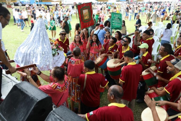 Carnaval de Congo de Roda dágua 2025 em Cariacica festeja Nossa Senhora Penha. Créditos Claudio Postay 0188