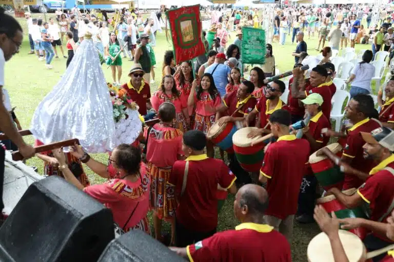 Carnaval de Congo de Roda dágua 2025 em Cariacica festeja Nossa Senhora Penha. Créditos Claudio Postay 0188