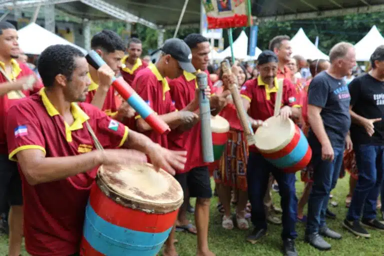 Carnaval de Congo de Roda dágua 2025 em Cariacica festeja Nossa Senhora Penha. Créditos Claudio Postay 0199