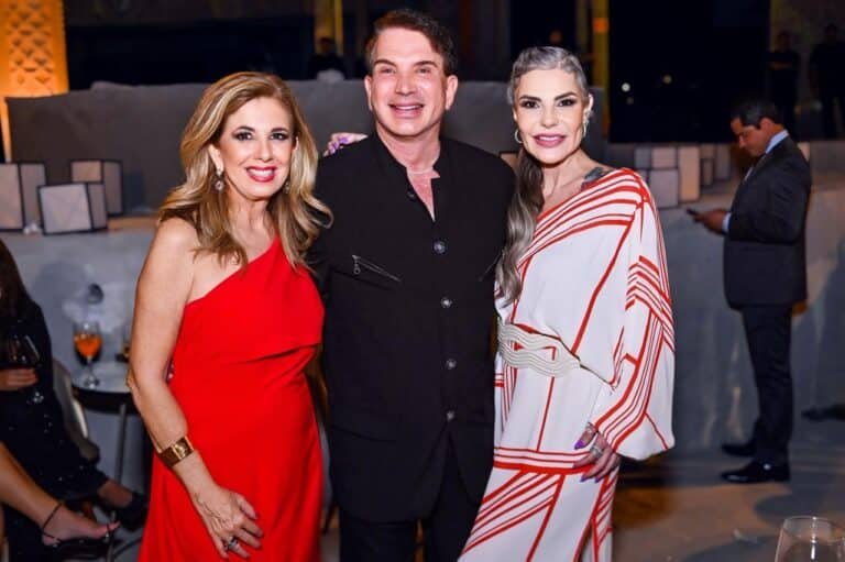 Claudia Louzada, André Pimenta e Renata Uchoa