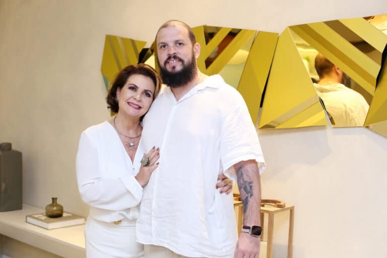 Marilsa Gama e seu filho Renato Lima Gama