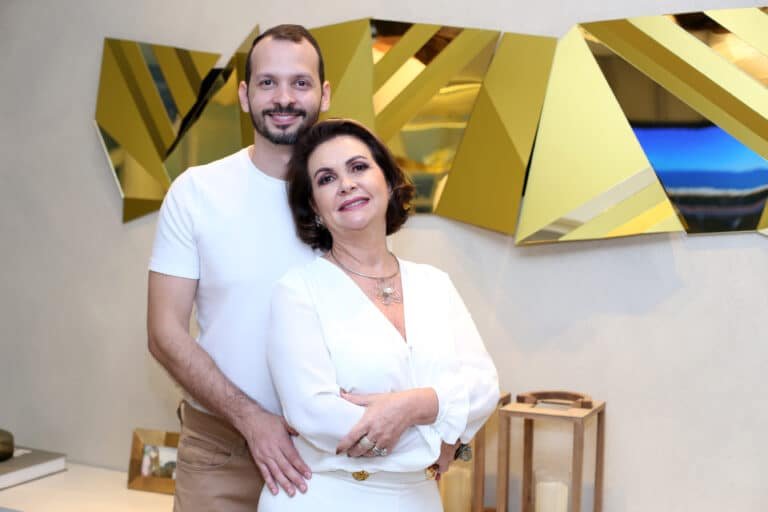 Thiago Lima Gama e sua mãe Marilsa Lima Gama