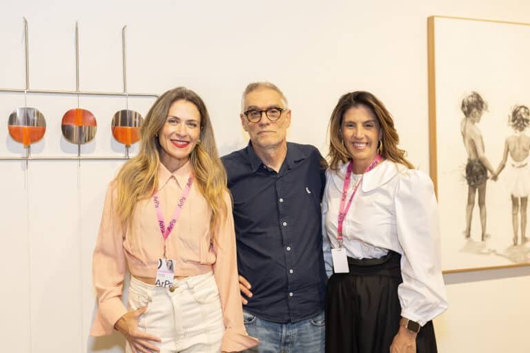 Flávia Dalla, Cláudio Alvarez e Lara Brotas