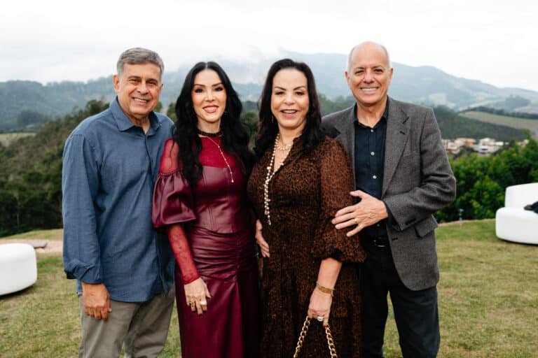 Justino e Cláudia Mameri  e João Damian e Neila Nara Neiva
