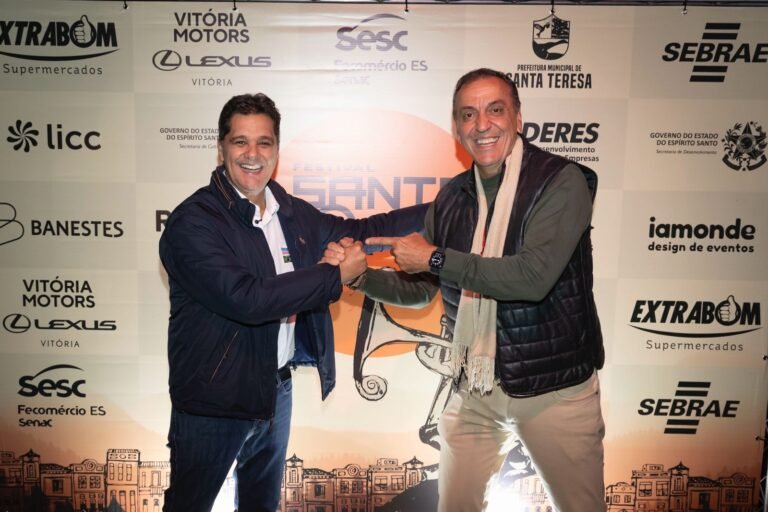 O vice-governador Ricardo Ferraço e Zé Olavo Medici.