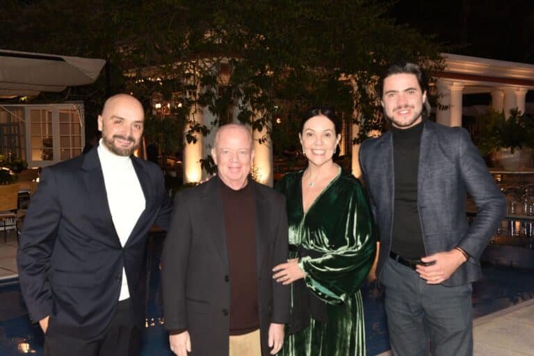 Frederico Gouveia, Ricardo Rabinovitch e Lilian Rabinovitch e Roger Bongestab