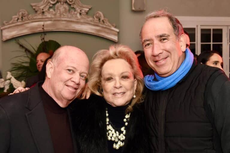 Betty Grand com os filhos Ricardo e Eduardo Rabinovitch