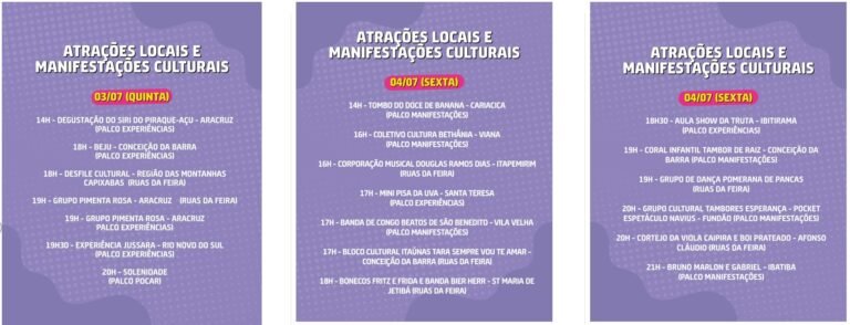 programação sexta