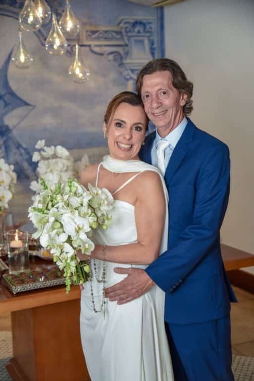 Os noivos Ana Paula Nascif e Luiz Fernando Magalhães