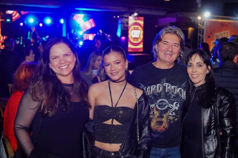 Vanessa, Luiza, Eliton Perini, Karina Machado.