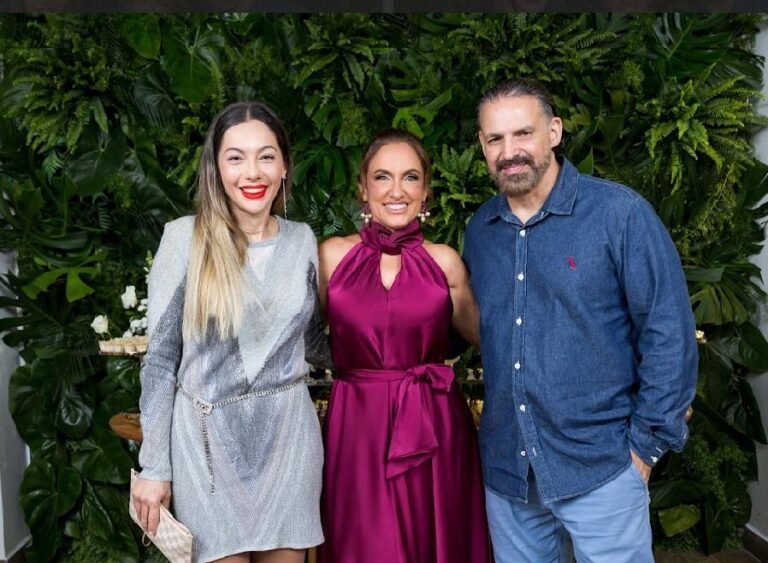 Catarina Riva, Rogéria Machado e Júlio Riva