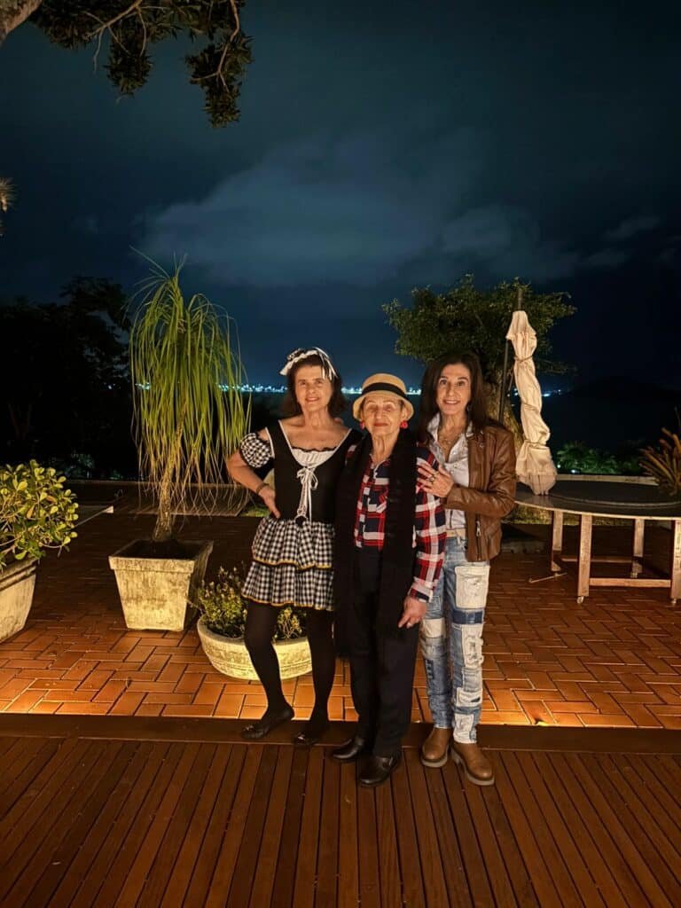 Letícia Malheiros, Gertrudes Fardin e Ana Caiado