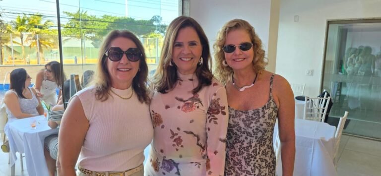 Luciete Ceolin. Karla Lela e Claudia Santos Neves