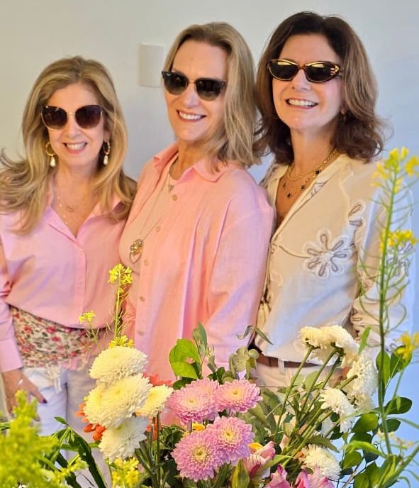 Claudia Louzada, Adriana Abaurre e Denize Abaurre