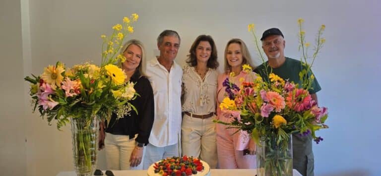 Luciana e Sérgio Abaurre, Denize Abaurre, Adriana Abaurre Paes e Marco Aurélio Paes