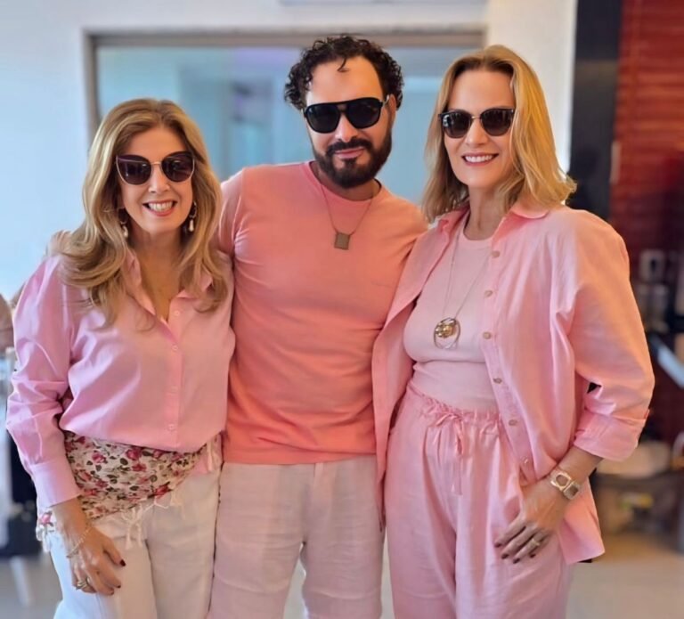 Claudia Louzada, André Poubel e Adriana Abaurre