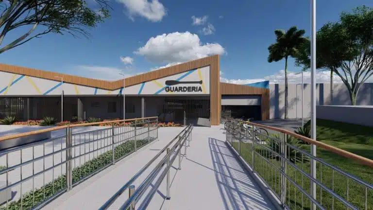 Projeto de reurbanização da orla do Canal de Camburi, em Vitória. Foto: Divulgação