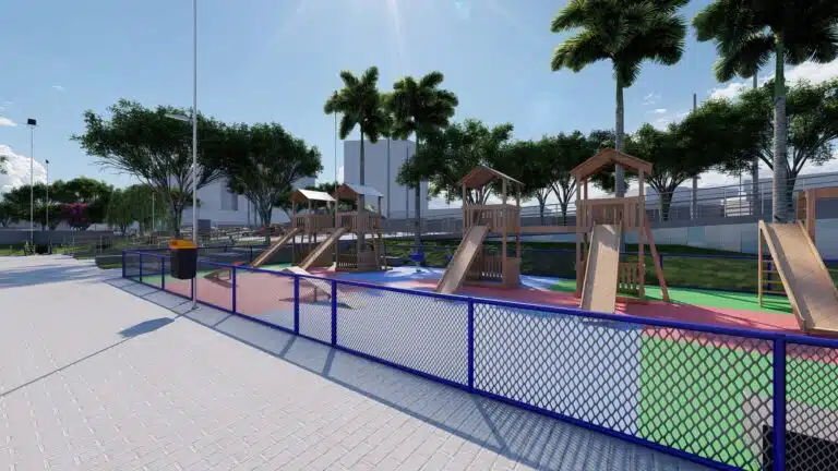 Projeto de reurbanização da orla do Canal de Camburi, em Vitória. Foto: Divulgação