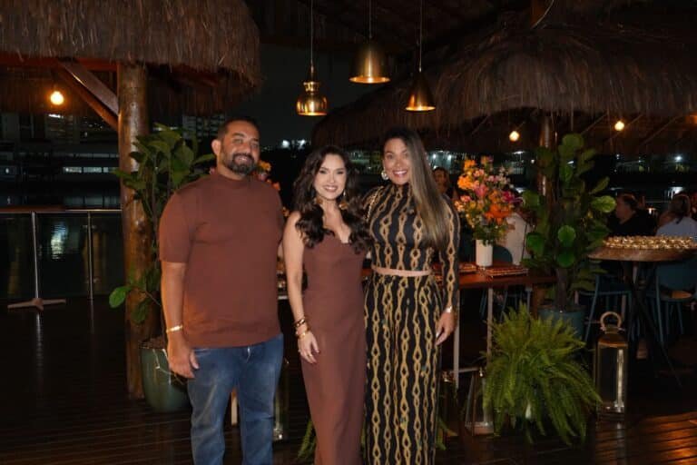Cícero Felix , Elayne Borel e Adriane Negromonte