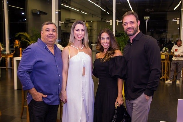 Álvaro e Ursula Estrella, Isabela e Evaldo Heiderich