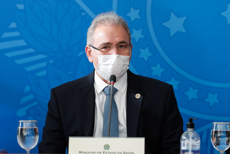 Ministro Queiroga acompanha capacitação de profissionais da Saúde na Serra. Foto: Alan Santos/PR