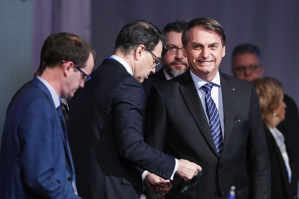 Bolsonaro durante reunião dos chefes do Mercosul - foto Alan Santos/PR/Agência Brasil