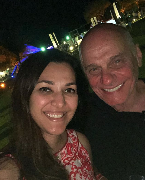 Jornalista Ricardo Boechat e a esposa Veruska Seibel Boechat. Foto: Reprodução/Instagram