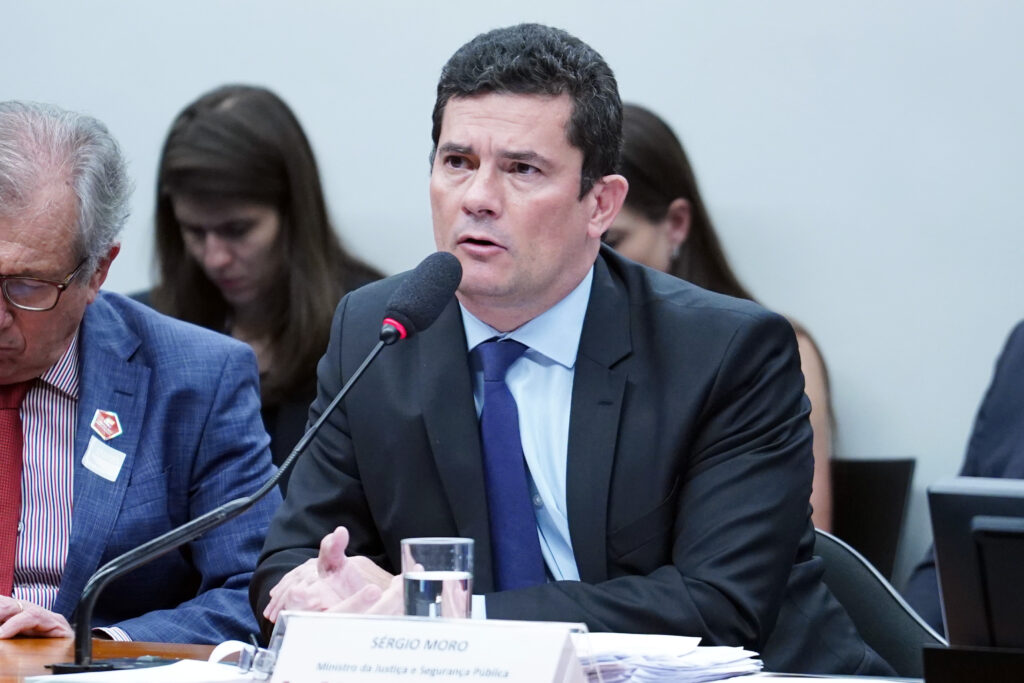 Sergio Moro fala à Câmara