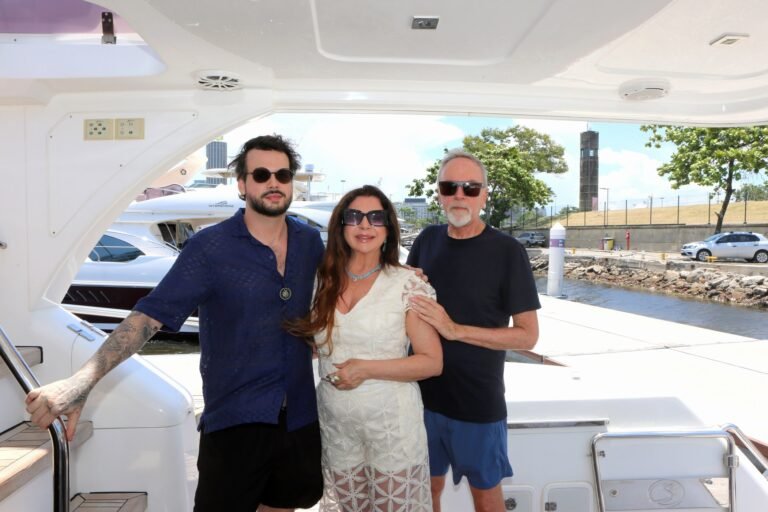 Newton Rique, Kristhel Byancco e Horwold Guillik.