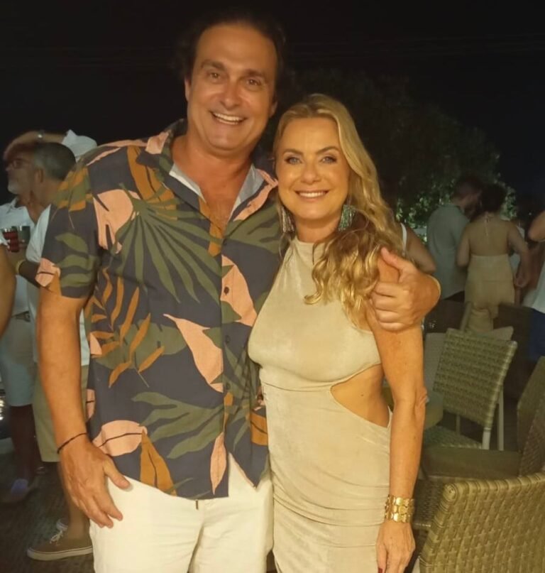 Daniella Chamun e Alessandro Drumond