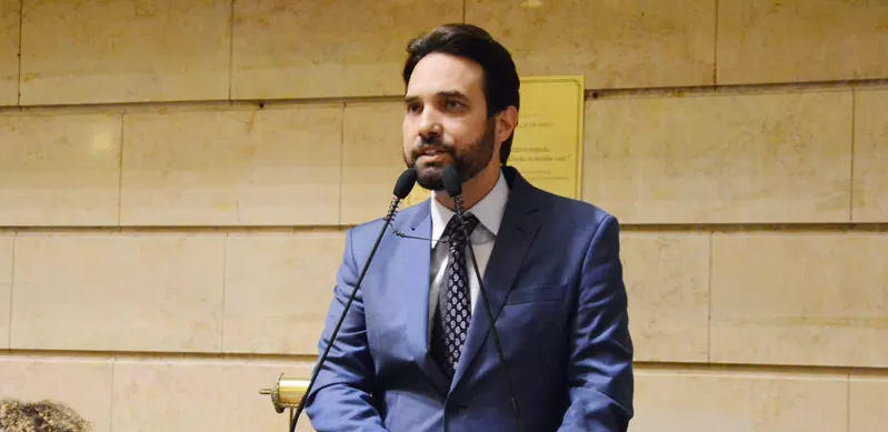 O vereador Dr. Jairinho, suspeito da morte do enteado. (Foto: Renan Olaz / Câmara Municipal do Rio de Janeiro)