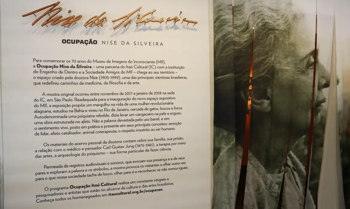 Rio de Janeiro (RJ) 13/02/2025 – A exposição Ocupação Nise da Silveira, no anexo do Museu de Imagens do Inconsciente, no Engenho de Dentro. Foto: Fernando Frazão/Agência Brasil