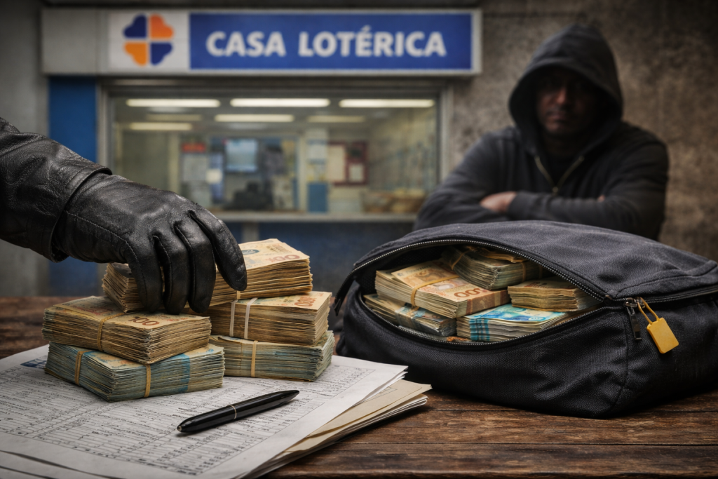 Casas lotéricas, o atalho silencioso da lavagem de dinheiro no Brasil