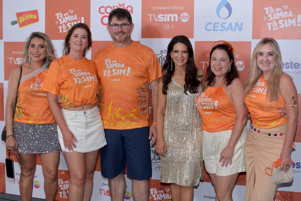 Clecia Dias Cavalcanti, CEO Grupo Lamoia, Cristiane Loss, Wanderson Lamoia, Giselle Alves, CEO do Grupo SIM, Patricia Junqueira e Wanessa Farias