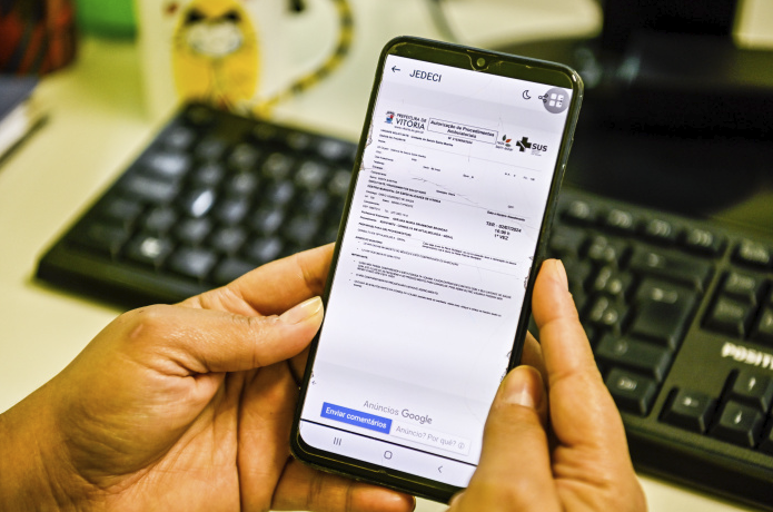 Confirmação de agendamento na rede de Saúde de Vitória
