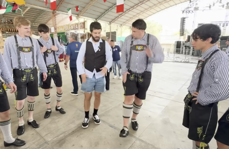 Diogo Defante na Festa da Polenta