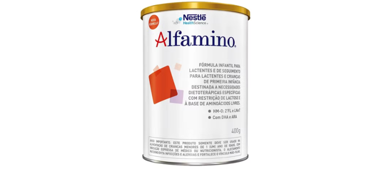 Fórmula infantil Alfamino, da Nestlé