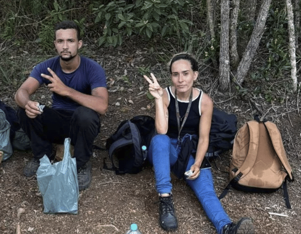 Jonatan, 24, e Juliana, 27, foram localizados nesta quarta-feira (25) após sumirem na trilha do Pico da Bandeira