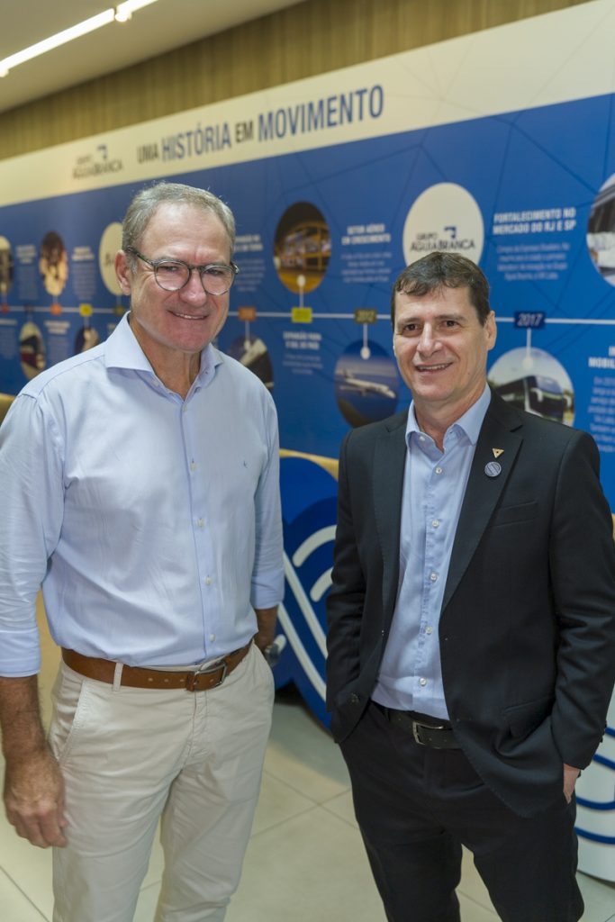 Marcelo Valiatti, da Novaforma; e Alecsandro Casassi, presidente do Ibef-ES