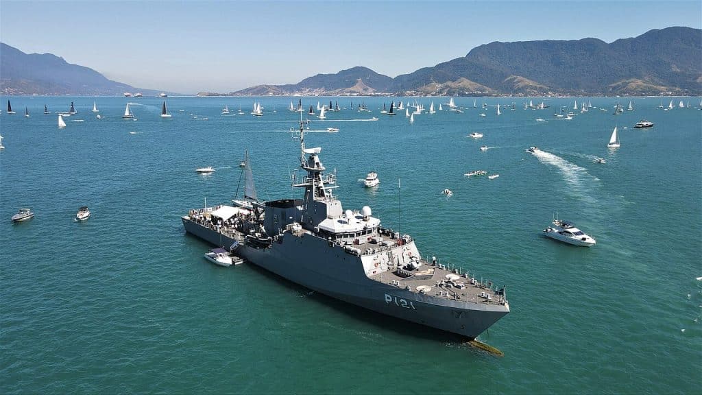 Navio-Patrulha Oceânico Apa (P-121) da Marinha estará em Vitória. Foto: Divulgação