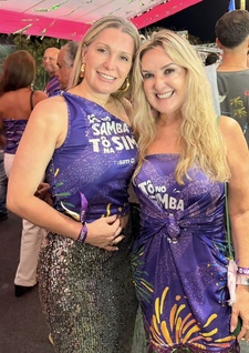 Ruth Ebani Faccini do Grupo Eletromil e Wanessa Farias, Gerente de Mercado Nacional do Grupo SIM